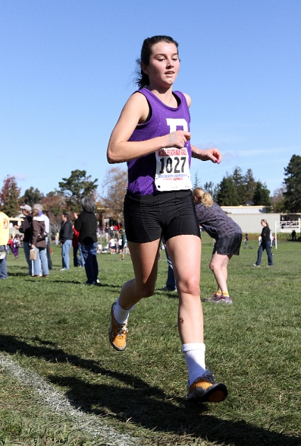 NCS XC D4  Girls-050.JPG - 2009 North Coast Section Cross Country Championships, Hayward High School, Hayward, California